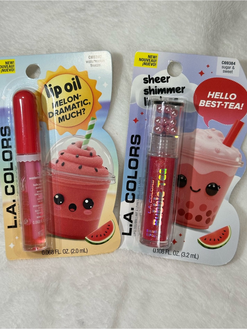 Lip Oil and Sheer Shimmer Lipgloss Packaging